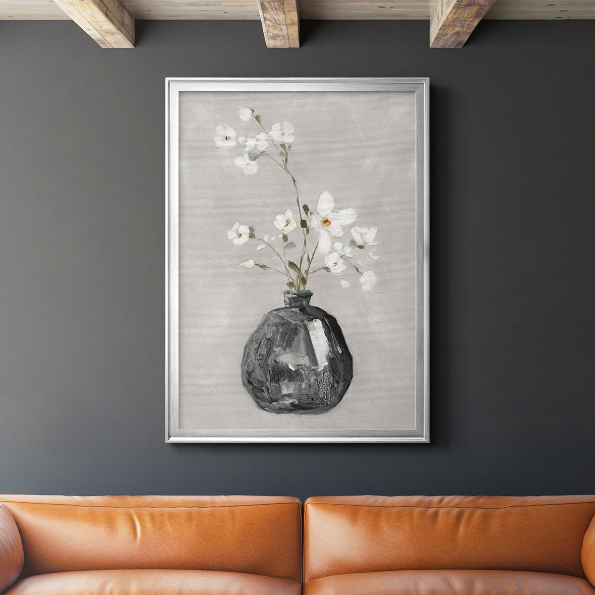 Cottage Spring II - Modern Framed Canvas Print