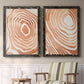 Wood Grain Suminagashi III - Premium Framed Canvas 2 Piece Set - Ready to Hang