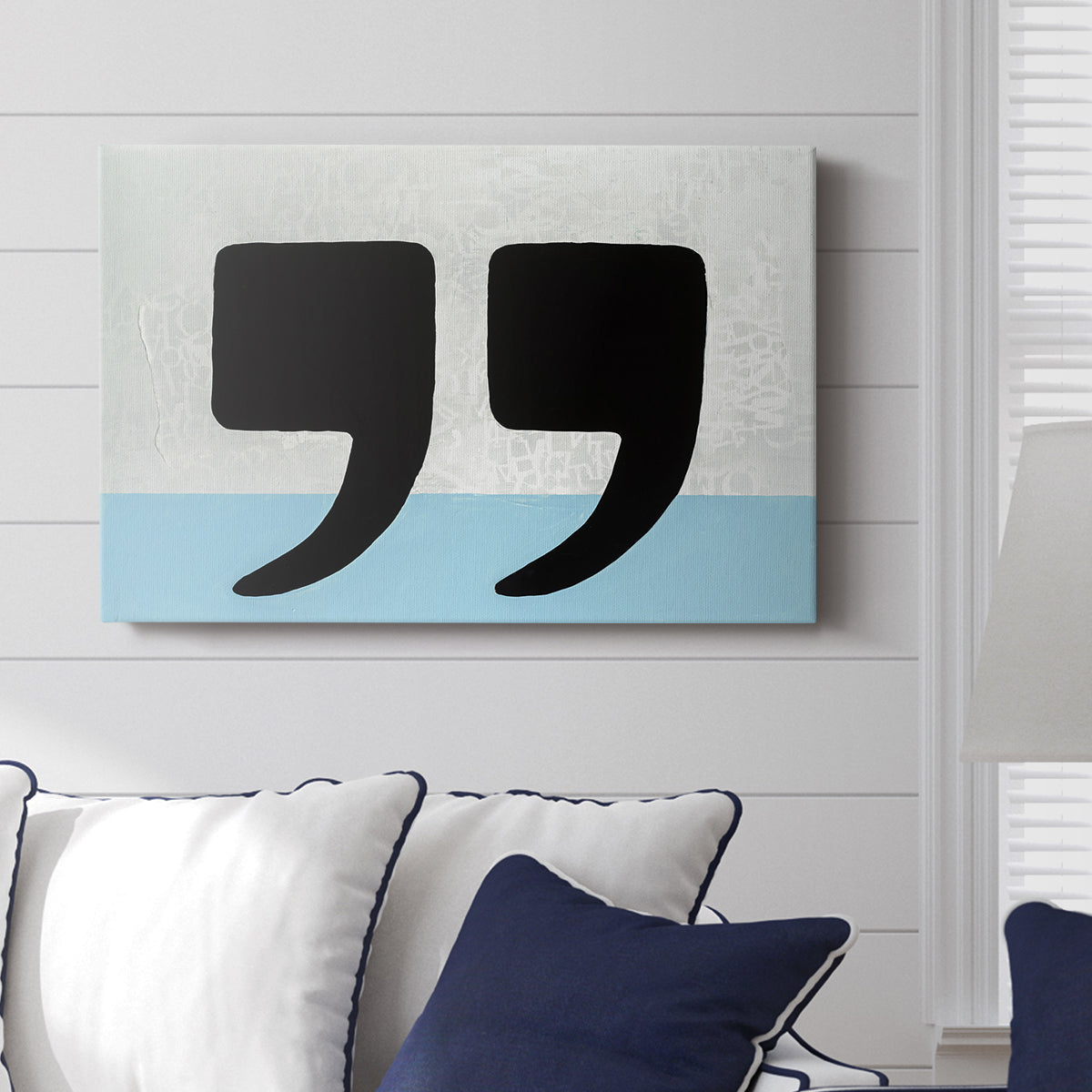 He Said She Said - Canvas Art Print
