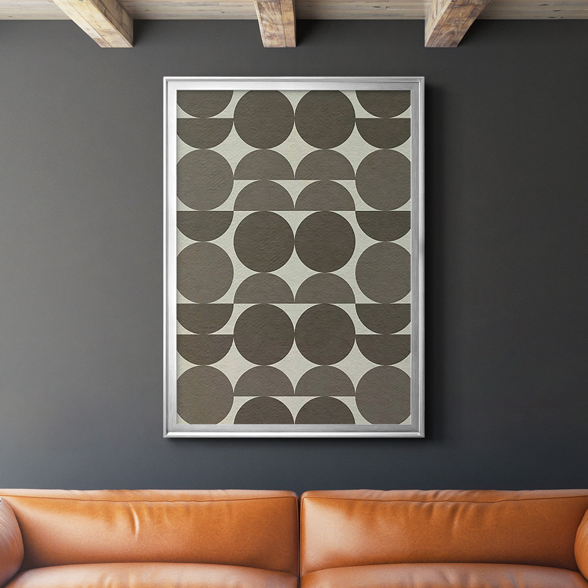 Neutral Subtle Shift II - Modern Framed Canvas Print