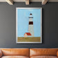 Lookout Point II - Modern Framed Canvas Print