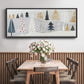 Christmas Chalet Collection D - Floater Framed Canvas Print