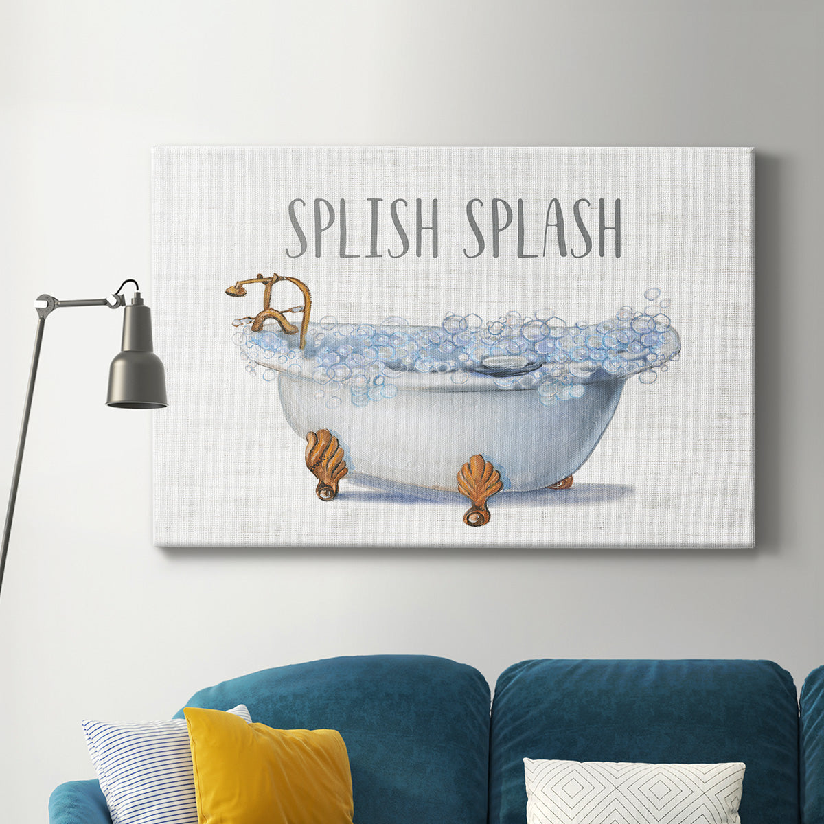 Splish Splash Premium Gallery Wrapped Canvas - Ready to Hang