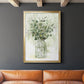 Delicate Greenery II - Modern Framed Canvas Print