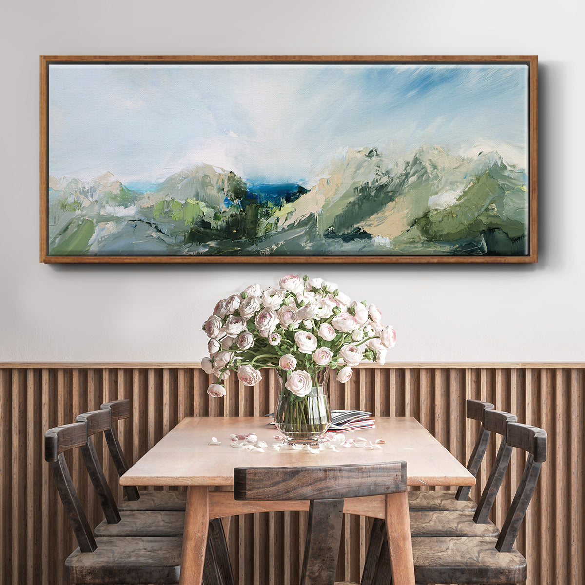 Nature's Peace II - Floater Framed Canvas Print