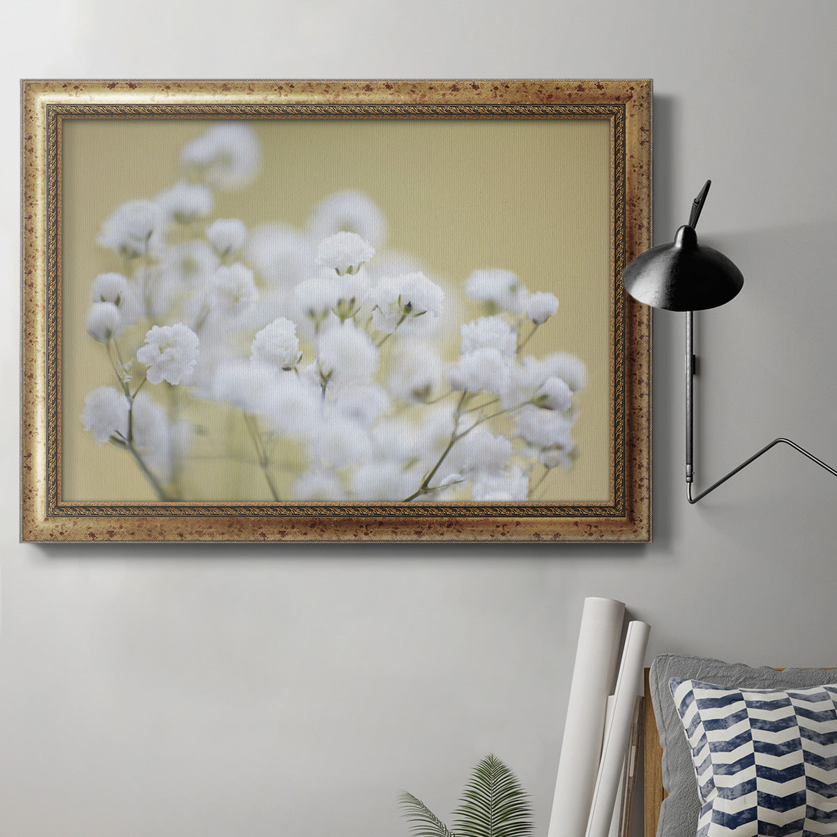 Baby's Breath Study III Premium Framed Canvas- Ready to Hang