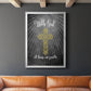 With God Gold - Modern Framed Canvas Print