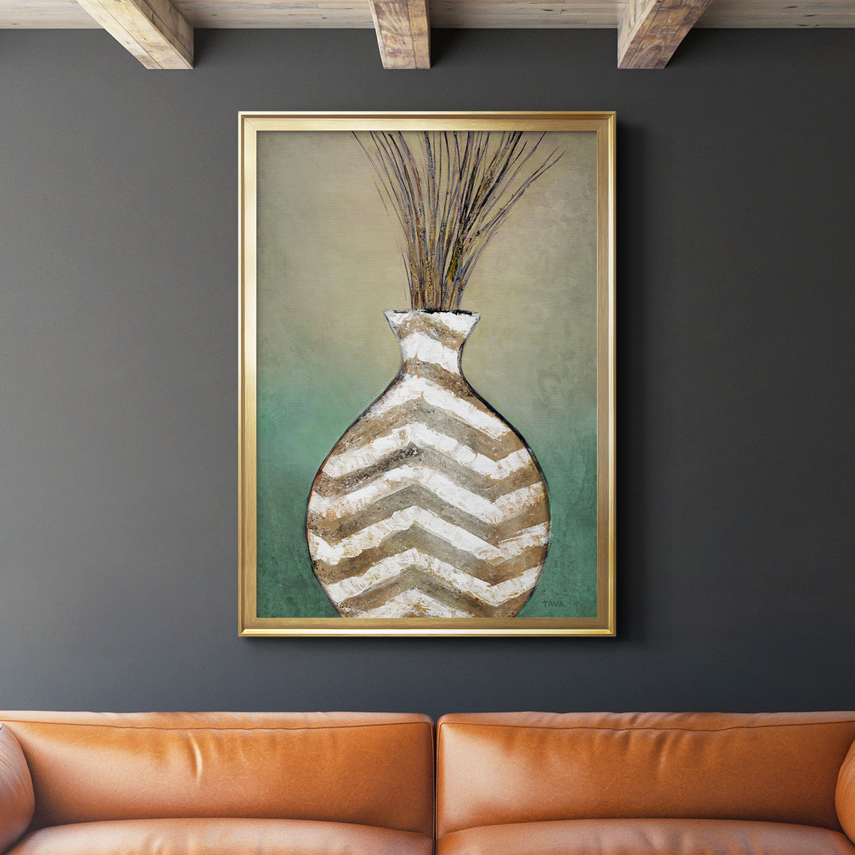 Global Vessel I - Modern Framed Canvas Print