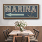 Shoreline Signs II - Floater Framed Canvas Print