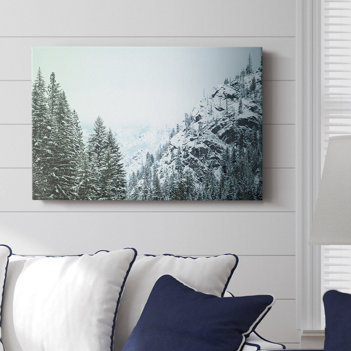 Snowfall in Cascadia II V1 - Canvas Art Print