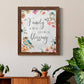 Spring Bird Blessing - Barnwood Framed Canvas Print