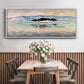 The Fjord, Near Christiania, 1893 - Floater Framed Canvas Print