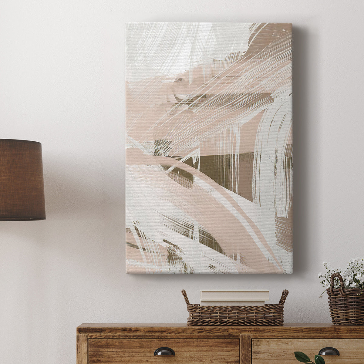 Earthtone Swipe II - Canvas Art Print