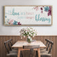 Family Blessing - Floater Framed Canvas Print