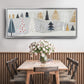 Christmas Chalet Collection D - Floater Framed Canvas Print