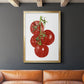 Watercolor Veggie IV - Modern Framed Canvas Print