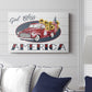 God Bless America Truck - Canvas Art Print