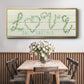 Shiplap Vines Love - Floater Framed Canvas Print