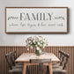Love Never Ends - Floater Framed Canvas Print