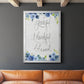 Grateful, Thankful, Blessed - Modern Framed Canvas Print