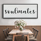 Soulmates - Floater Framed Canvas Print