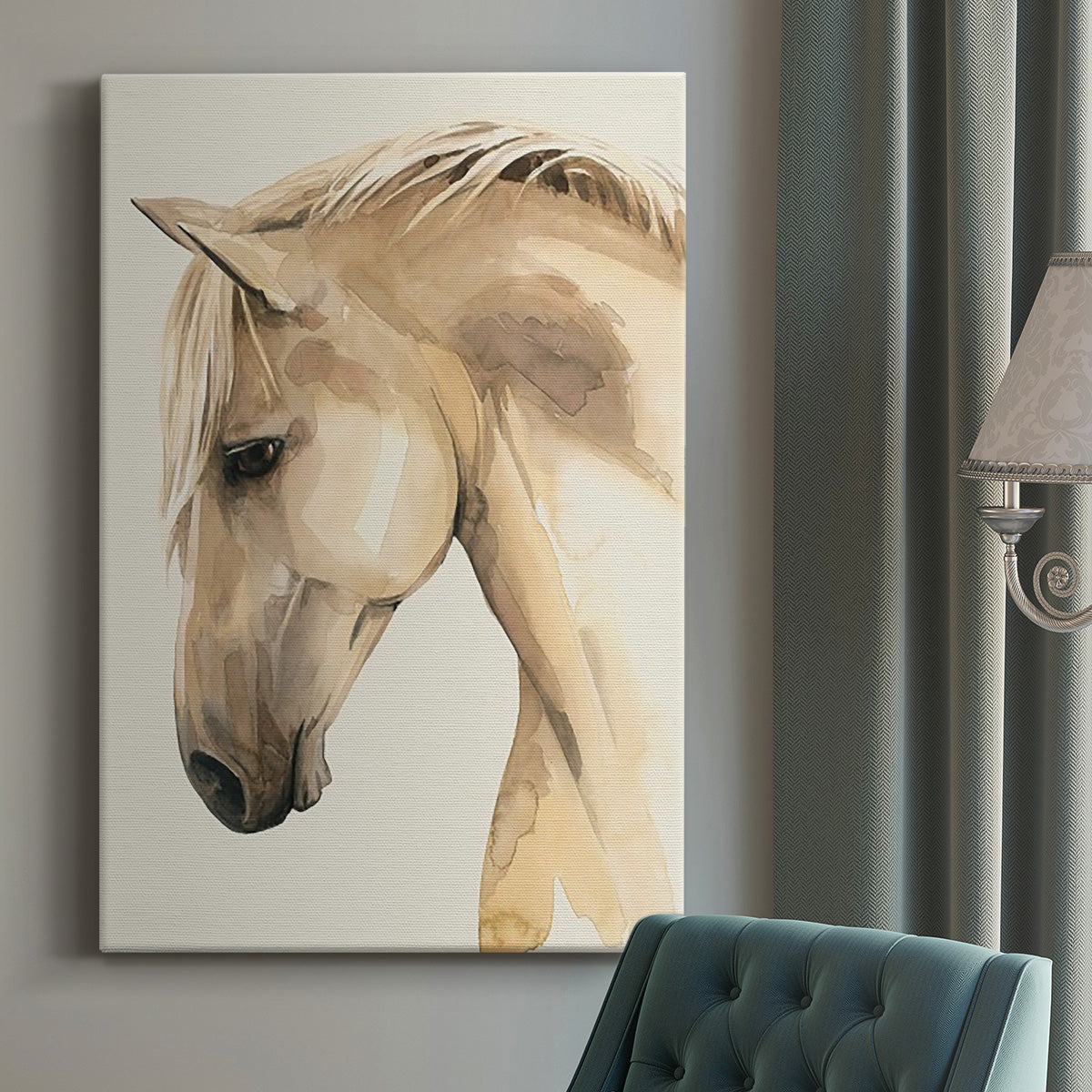 Golden Palomino II Premium Gallery Wrapped Canvas - Ready to Hang