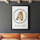 Harvest Home Squirrel - Modern Framed Canvas Print