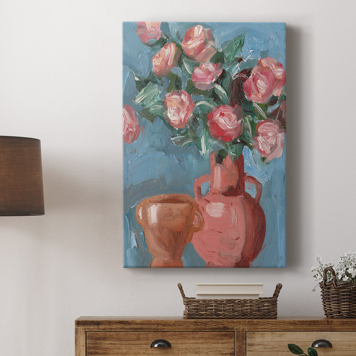 Rosa Blooms I - Canvas Art Print