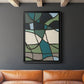 Multicolor Stained Glass I - Modern Framed Canvas Print