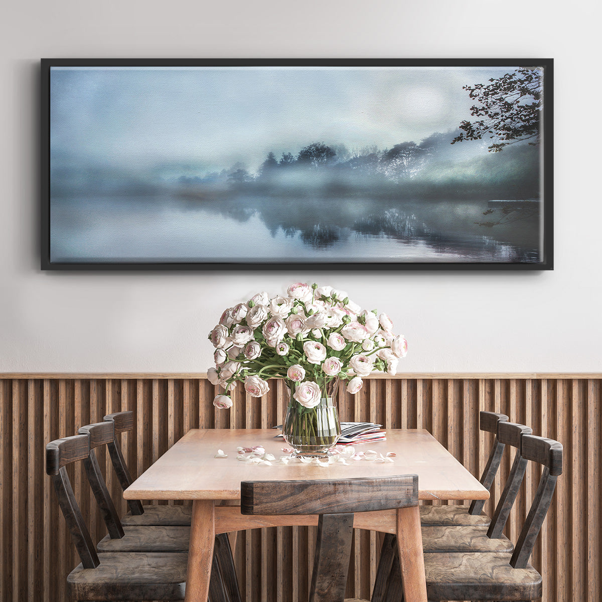 Morning Wonders - Floater Framed Canvas Print