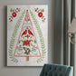 Christmas Folk Tree Premium Gallery Wrapped Canvas - Ready to Hang