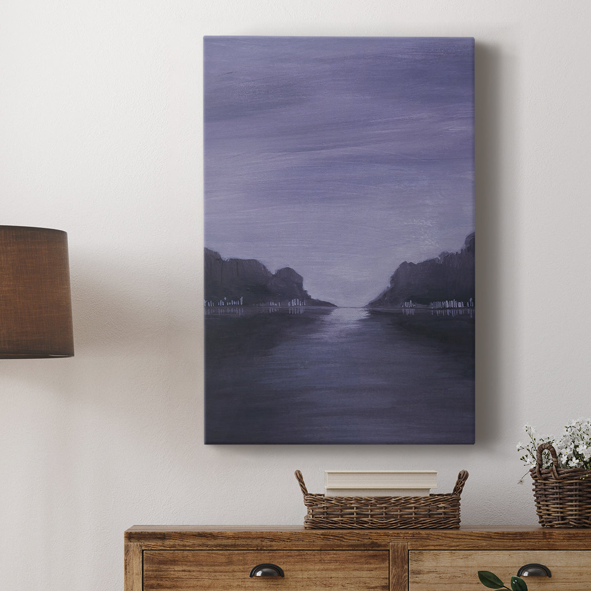Amethyst Moonlight I - Canvas Art Print