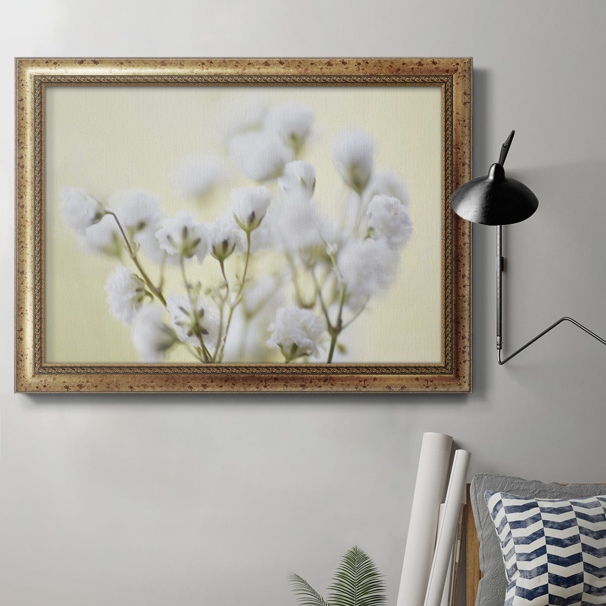 Baby's Breath Study IV Premium Framed Canvas- Ready to Hang