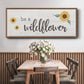 Be a Wildflower - Floater Framed Canvas Print