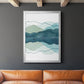 Icicle Range II - Modern Framed Canvas Print