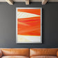 Warm Rays I - Modern Framed Canvas Print