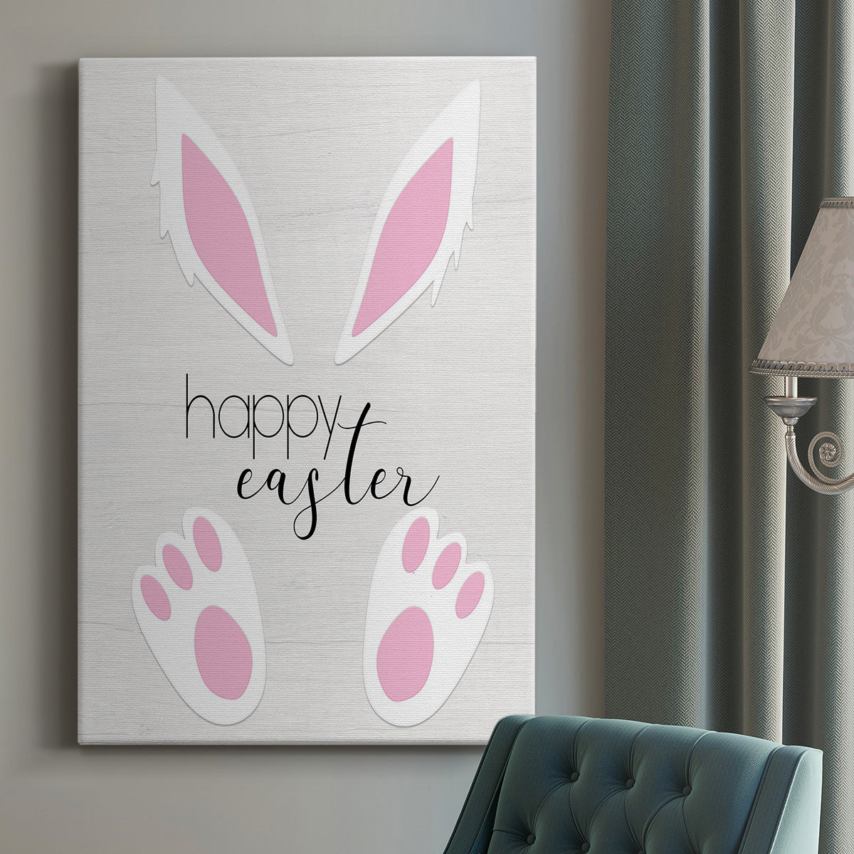 Happy Easter Premium Gallery Wrapped Canvas - Ready to Hang