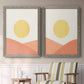 Simple Boho Sun I - Premium Framed Canvas 2 Piece Set - Ready to Hang