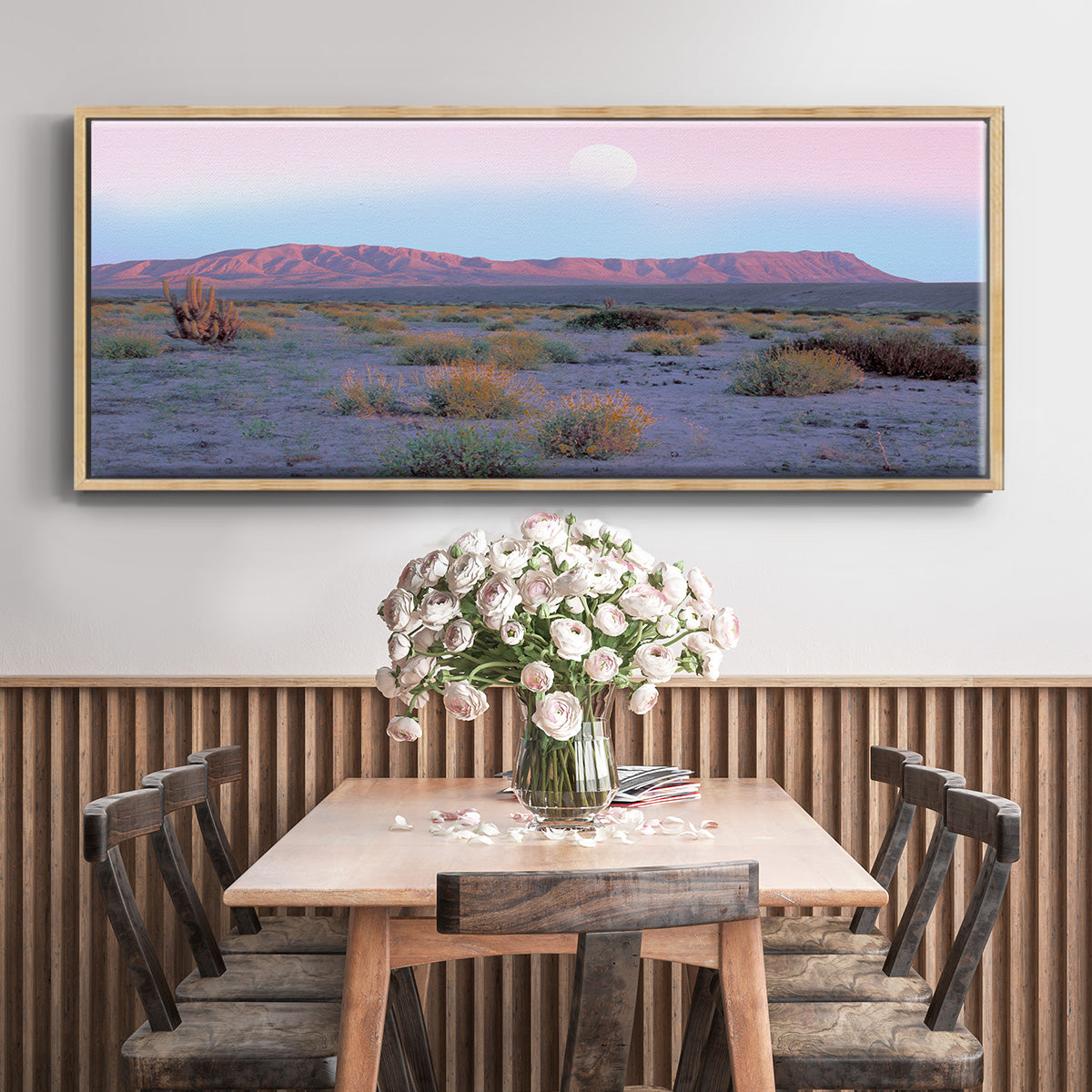 Vallenar Atacama Desert - Floater Framed Canvas Print