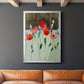 Poppy Party - Modern Framed Canvas Print