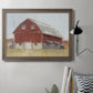 Rustic Red Barn II Premium Framed Canvas- Ready to Hang