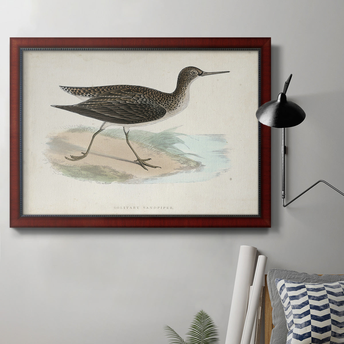 Morris Sandpipers VII Premium Framed Canvas- Ready to Hang