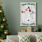 Folk Snowman Forest Collection B Premium Gallery Wrapped Canvas - Ready to Hang