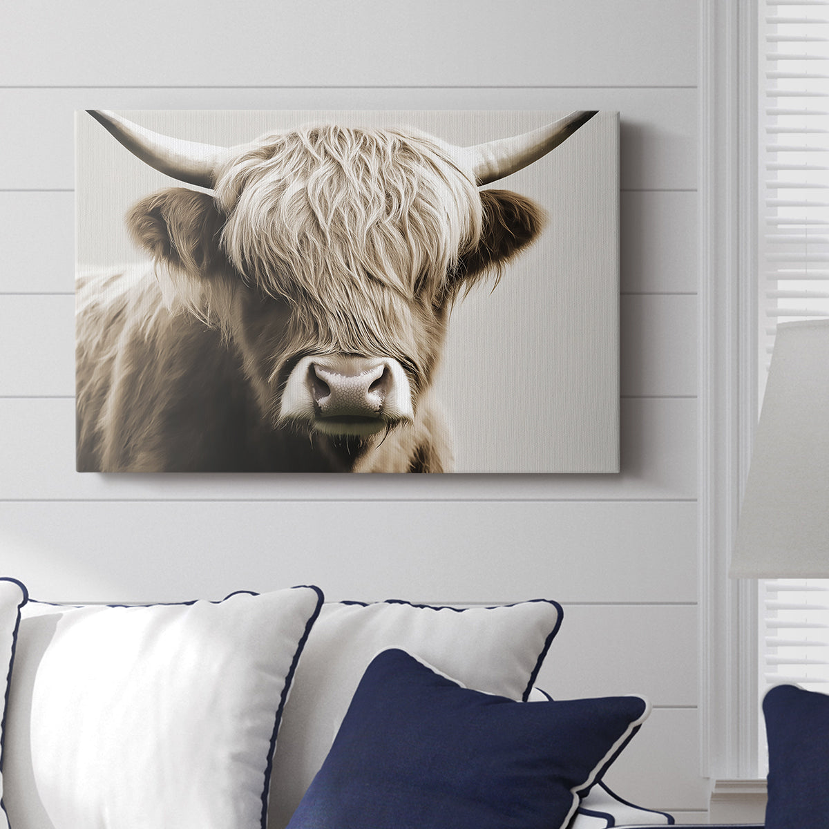 Highland Cow LXXXVI - Canvas Art Print