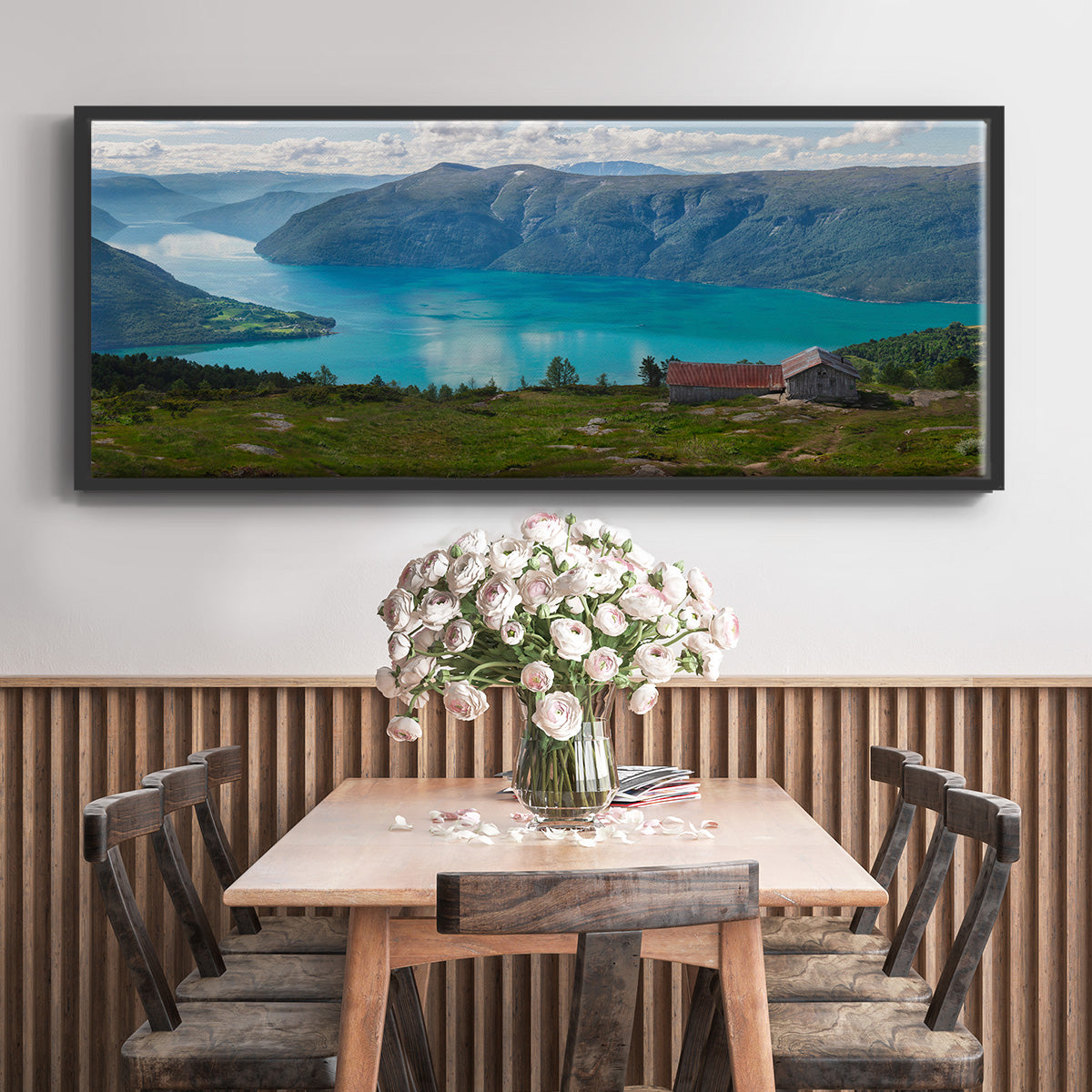 Reflection II - Floater Framed Canvas Print