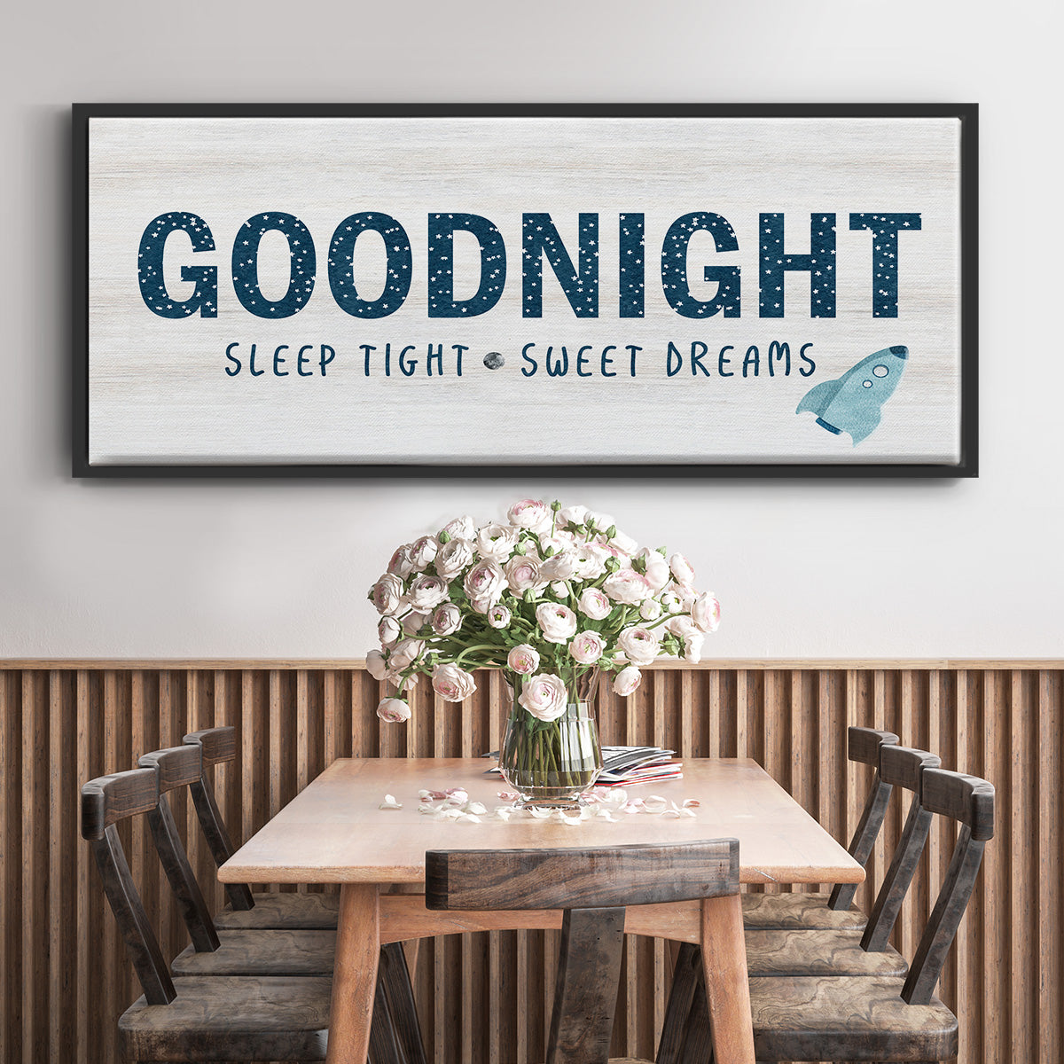 Sleep Tight Sweet Dreams - Floater Framed Canvas Print