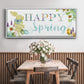 Happy Spring - Floater Framed Canvas Print