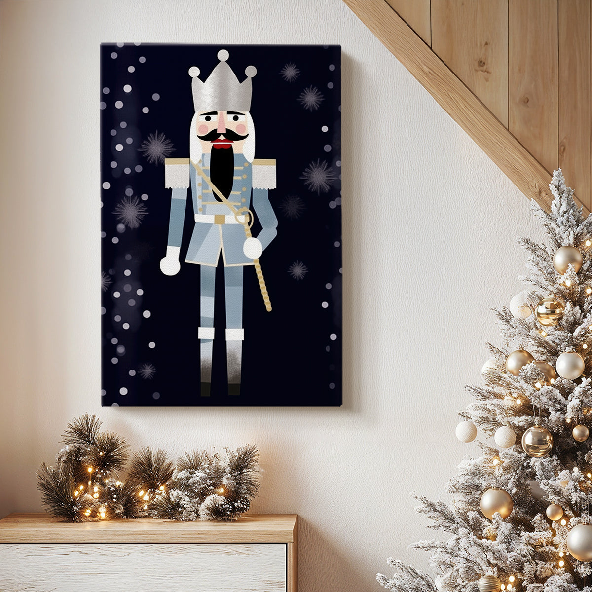 Dawn of Chalk Village - Canvas Art Print