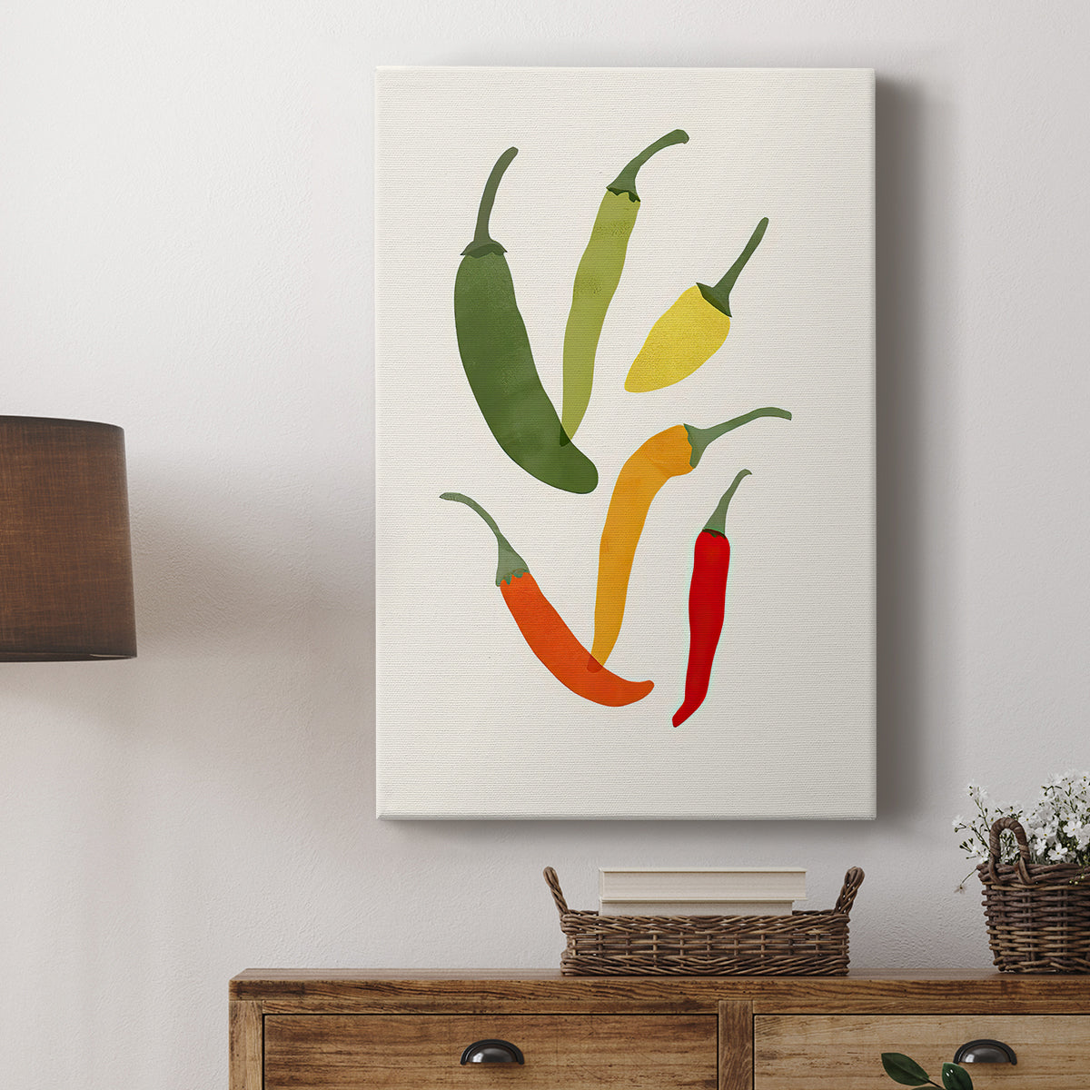 Organic Veg X - Canvas Art Print