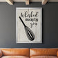 Whisked Away - Modern Framed Canvas Print